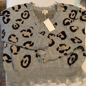 Leopard sweater